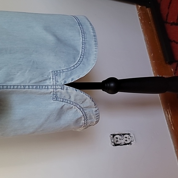 J. Crew Light Blue Denim Shirt Dress - Picture 8 of 10